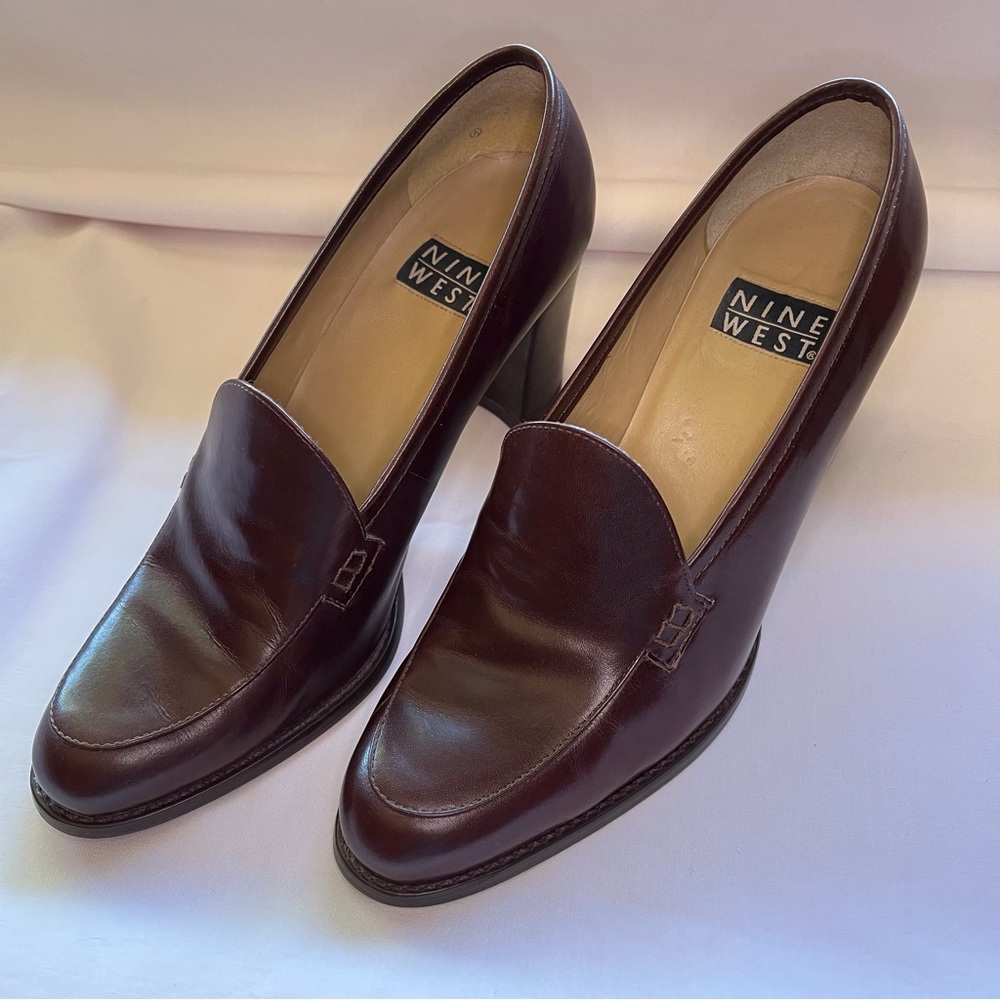 Nine West Brown Heels/Pumps Classic Elegance Sz. 9M